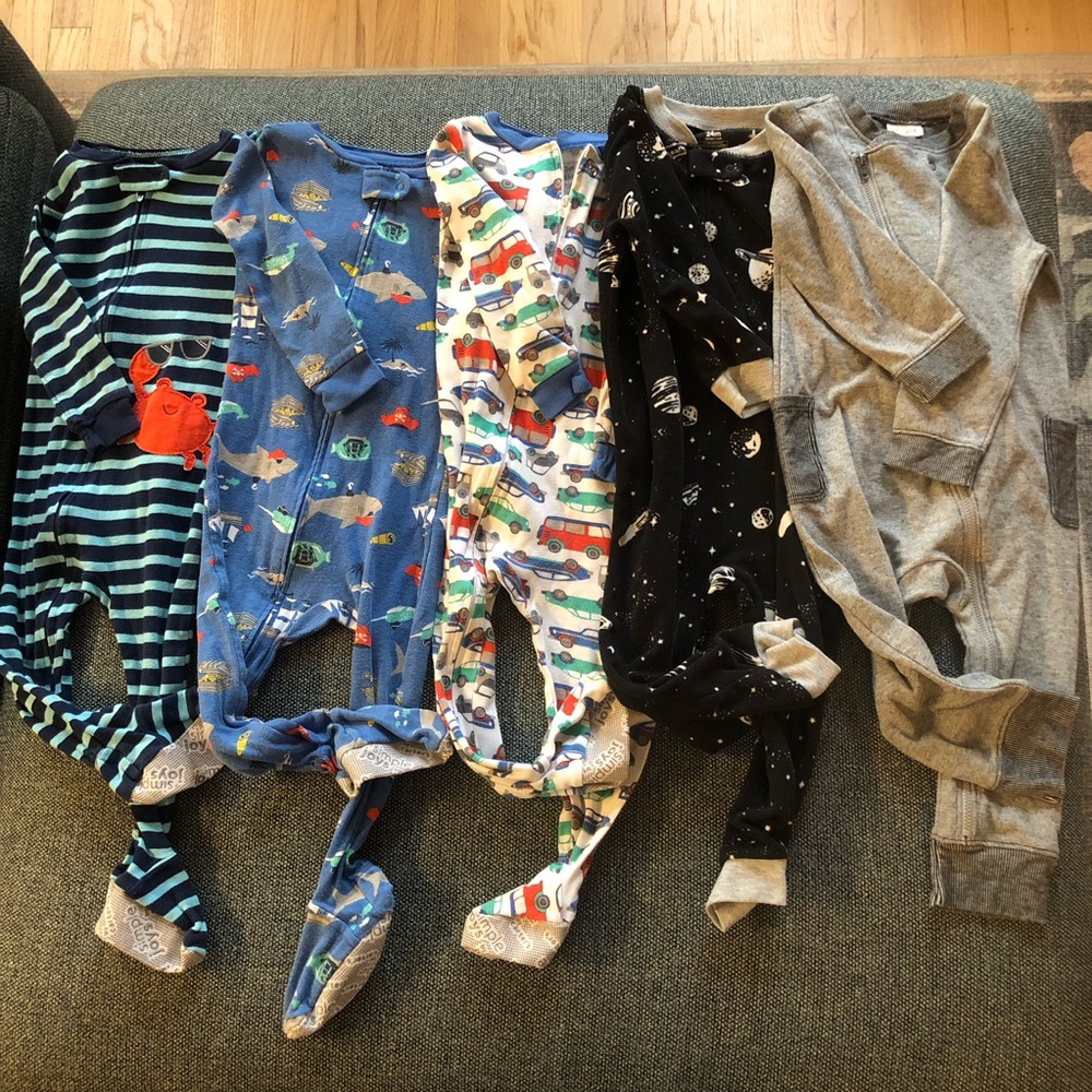 Onesie zip up bundle mostly 24mo